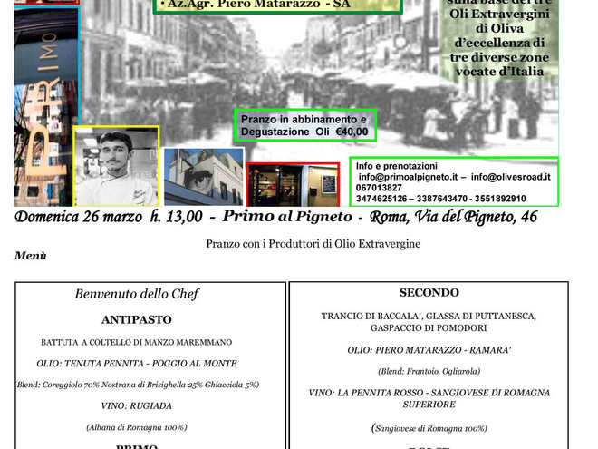 Exclusive Gourmet Experience  III -Primo al Pigneto